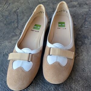 K+S Europe Women's Leather Jody Flats 10 Sand